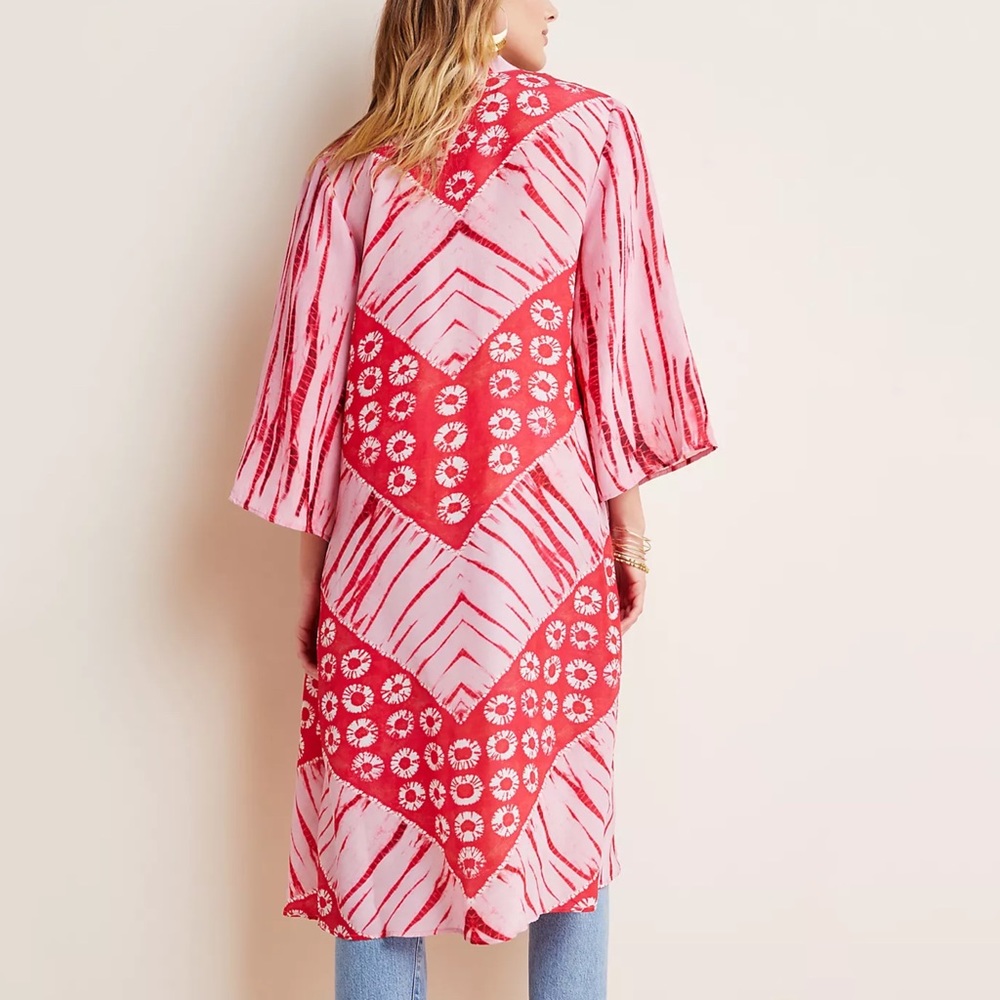 Anthropologie Bl-nk London Lia Shibori Kimono - Picture 3 of 4